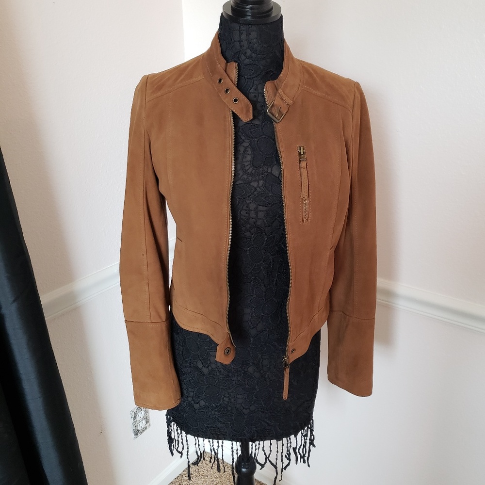 Arizona Jean Co. Brown Suede Leather Jacket